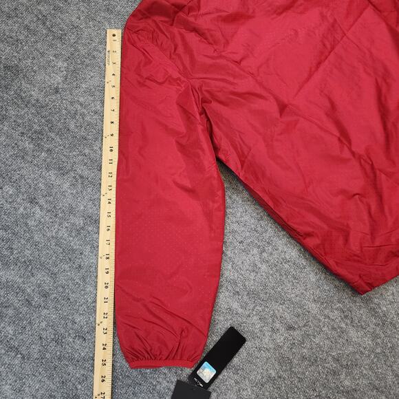 Atlanta Falcons Jacket Womens XXL Red Long Sleeve Zip Up Hood MSX NFL Casual - Picture 8 of 16